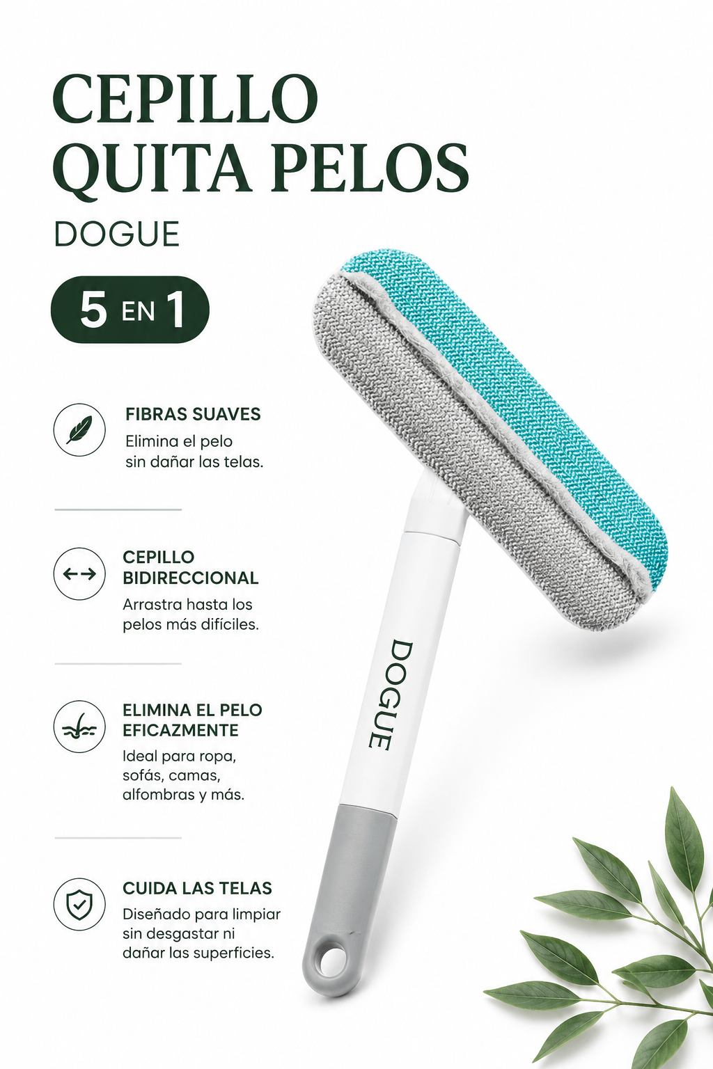 Cepillo Quita Pelos Dogue 4 En 1