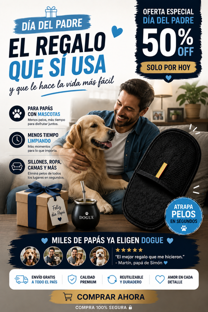 Guante Dogue® Quita Pelos Todas Las Superficies